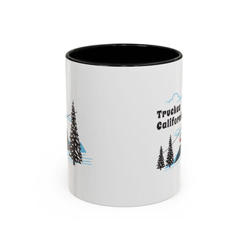 Buy black Truckee, California Retro Snow Skiing Mountain 11 oz Mug, Ski Lodge Decor Coffee Cup, Mountain Gondola  Lover Gift, Retro Skiing Mug
