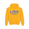 Retro Burlington, Vermont Youth Hoodie - Mountain Burlington, Vermont Kids Sweatshirt, Cute Burlington, Vermont Children's Pullover