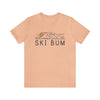 Ski Bum T-Shirt - Retro Unisex Ski Bum Shirt