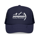 Kids Rocky Mountains Trucker Hat Idaho - Youth Snapback Cap