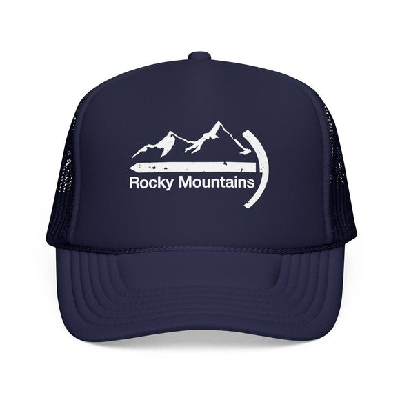 Kids Rocky Mountains Trucker Hat Idaho - Youth Snapback Cap