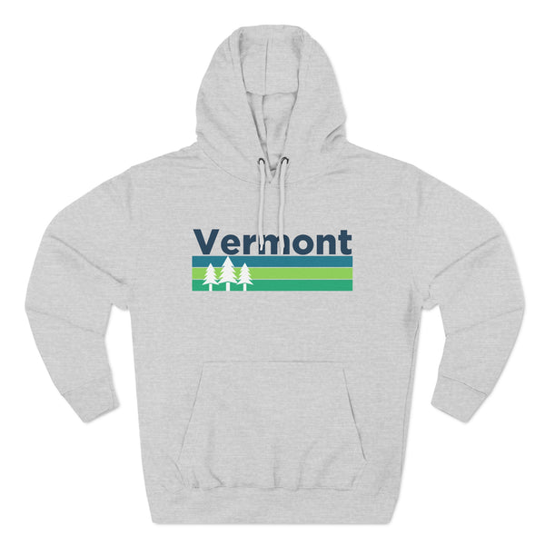 Premium Vermont Hoodie - Retro Unisex Sweatshirt
