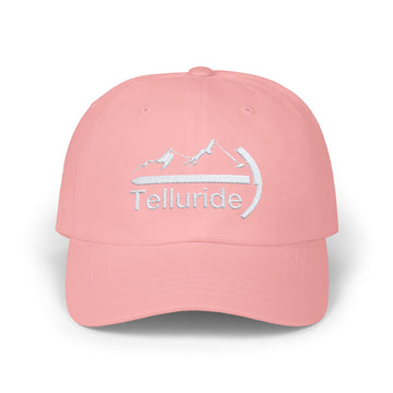 Buy pink Telluride, Colorado Dad Hat - Embroidered Telluride Classic Dad Cap