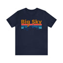 Big Sky, Montana Shirt - Mountain Sunset Unisex Big Sky T-Shirt-7