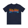 Big Sky, Montana Shirt - Mountain Sunset Unisex Big Sky T-Shirt