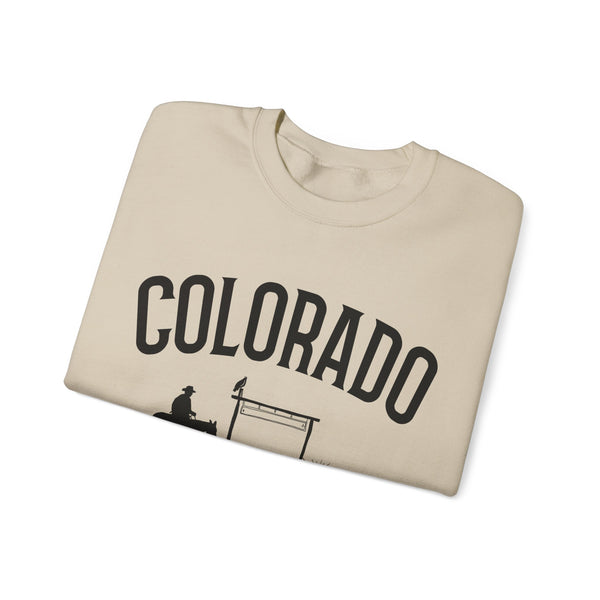Colorado Sweatshirt - Mountain Cowboy Graphic Crewneck