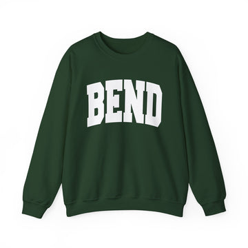 Buy forest-green Bend, Oregon Sweatshirt - Unisex Graphic Crewneck