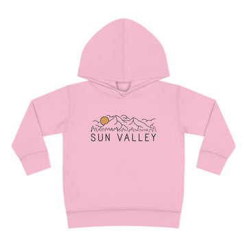 Buy pink Sun Valley, Idaho Toddler Hoodie - Unisex Sun Valley Toddler Sweatshirt