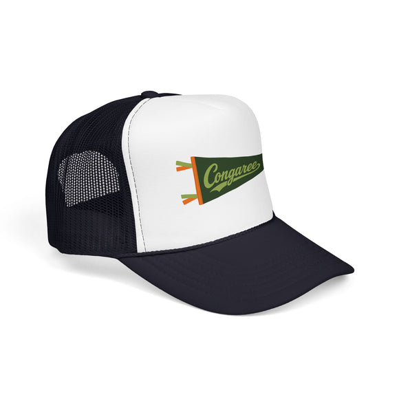 Congaree National Park Pennant Trucker Hat — Vintage Foam Mesh Cap