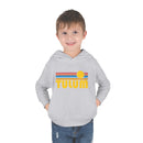 Tulum, Mexico Toddler Hoodie - Retro Sunrise Unisex Tulum Toddler Sweatshirt-10