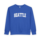 Seattle, Washington Sweatshirt - Seattle Toddler Crewneck Sweatshirt-2