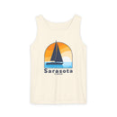 Sarasota, Florida Sailboat Tank Top | Comfort Colors 100% Cotton-2