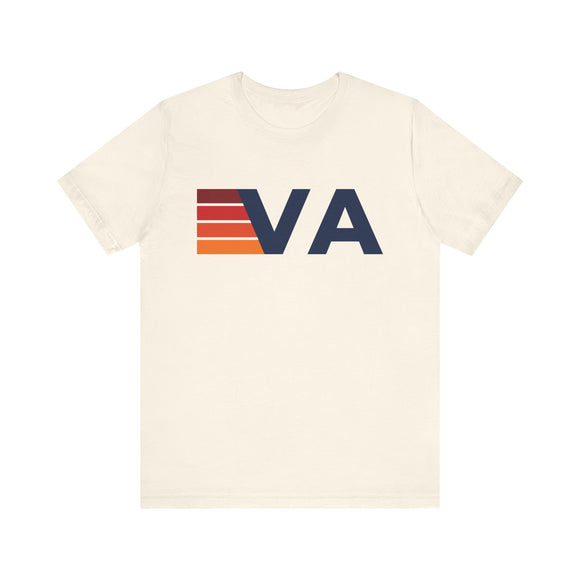 Virginia Retro Stripes T-Shirt | Virginia State Tee