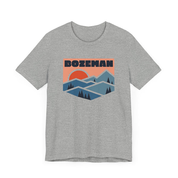 Bozeman, Montana T Shirt - Retro Graphic Tee