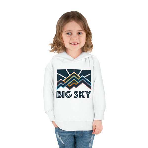 Big Sky, Montana Toddler Hoodie - Unisex Big Sky, Montana Toddler Sweatshirt