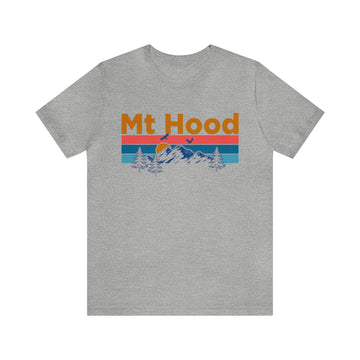 Mt Hood, Oregon Shirt - Mountain Sunset Unisex Mt Hood T-Shirt