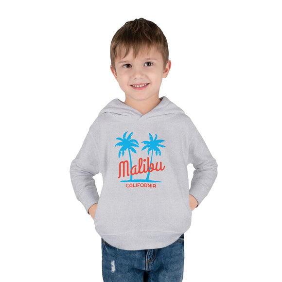 Malibu, California Toddler Hoodie - Unisex Malibu Toddler Sweatshirt