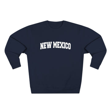 Buy navy Premium New Mexico Retro Graphic Sweatshirt