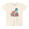 Tulum, Mexico Youth Shirt - Retro Palm Tree Tulum Kid's T-Shirt