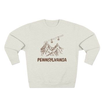 Premium Pennsylvania Gondola Ski Mountain Sweatshirt
