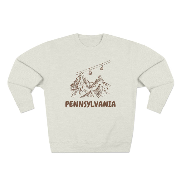 Premium Pennsylvania Gondola Ski Mountain Sweatshirt