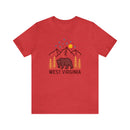 West Virginia T-Shirt - Retro Unisex West Virginia Shirt-4