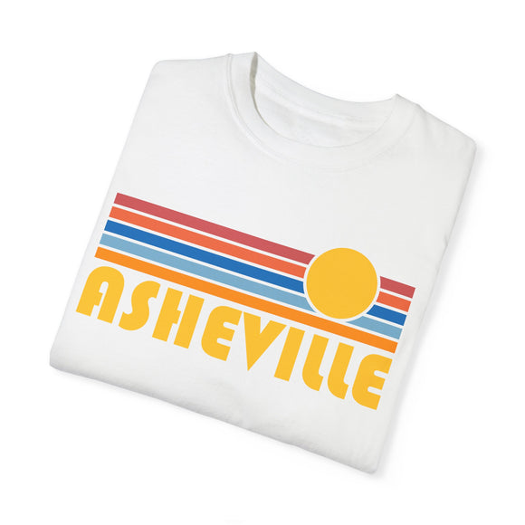 Asheville, North Carolina Graphic Tee, Comfort Colors Retro Unisex Asheville T shirt