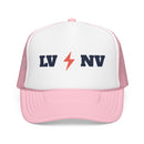 Las Vegas, Nevada Retro Trucker Hat - Lightning Foam Cap-3