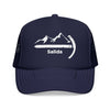 Kids Salida, Colorado Trucker Hat Foam Boulder - Youth Cap on white background