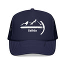 Kids Salida, Colorado Trucker Hat Foam Boulder - Youth Cap on white background