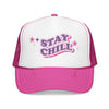 Kids Stay Chill Trucker Hat Boho - Youth Snapback Cap