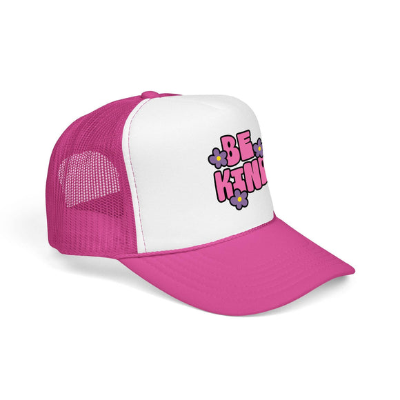 Kids Be Kind Trucker Hat Boho - Youth Snapback Cap
