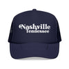 Kids Nashville, Tennessee Trucker Hat Foam - Youth Snapback on white background
