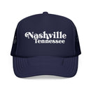 Kids Nashville, Tennessee Trucker Hat Foam - Youth Snapback on white background