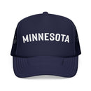 Kids Minnesota Trucker Hat - Youth Snapback Cap on white background