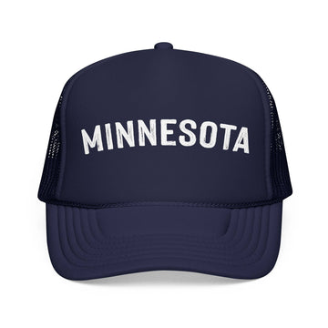 Kids Minnesota Trucker Hat - Youth Snapback Cap on white background
