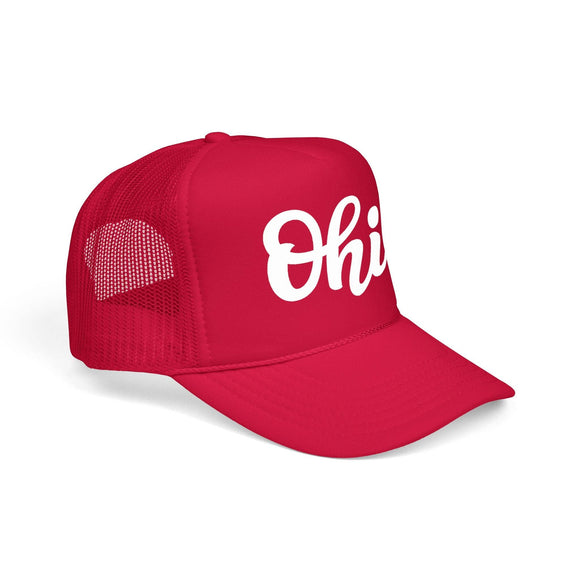 Kids Ohio Trucker Hat - Youth Snapback Cap