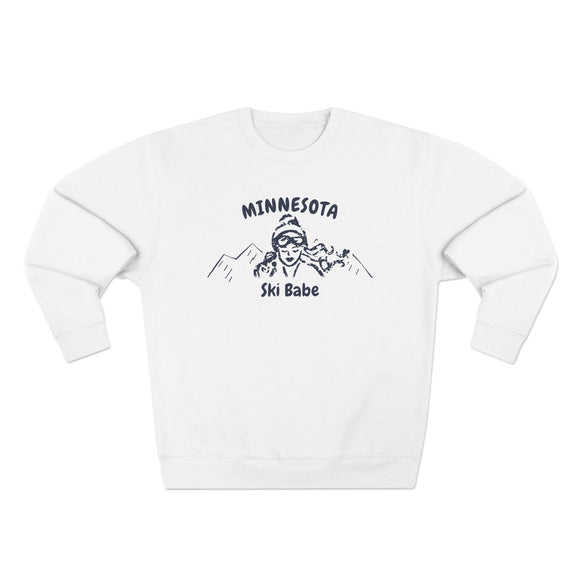 Premium Minnesota Ski Babe Sweatshirt