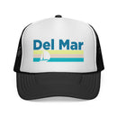 Del Mar Retro Sailboat Trucker Hat-1