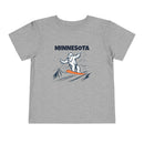 Minnesota Yeti Snowboard Toddler Tee-4
