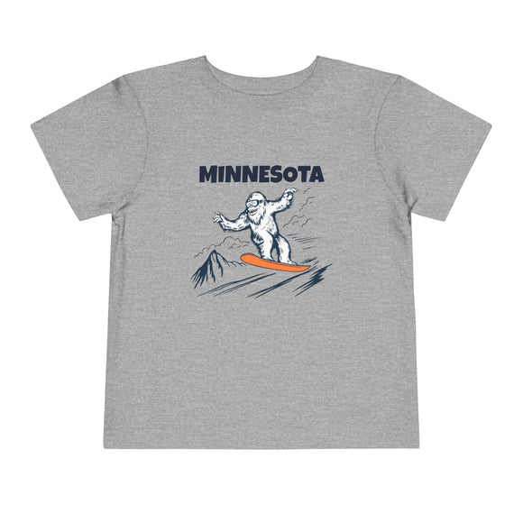 Minnesota Yeti Snowboard Toddler Tee