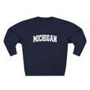 Premium Michigan Retro Graphic Sweatshirt-4