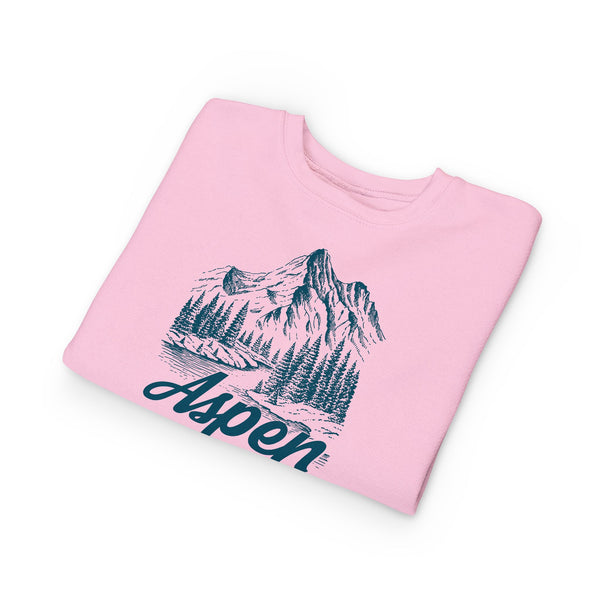 Aspen, Colorado Toddler Sweatshirt - Aspen Toddler Crewneck Sweatshirt
