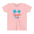 Tampa, Florida Youth Shirt - Retro Palm Tree Tampa Kid's T-Shirt-3