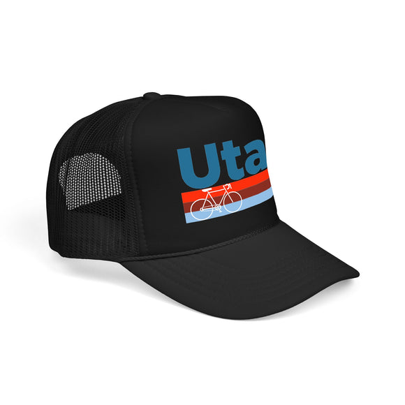 Utah Trucker Hat - Foam Utah Bike Cap