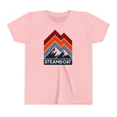 Steamboat, Colorado Youth Shirt - Retro Mountain Steamboat Kid's T-Shirt-3
