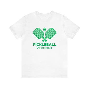 Buy white Vermont Pickleball T-Shirt - Unisex Vermont Shirt