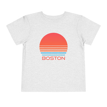 Buy athletic-heather Boston, Massachusetts Toddler T-Shirt - Retro 80s Toddler Boston Shirt