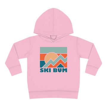 Buy pink Ski Bum Toddler Hoodie - Unisex Ski Bum Toddler Sweatshirt