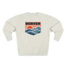 Premium Denver, Colorado Mountain Graphic Sweatshirt-5